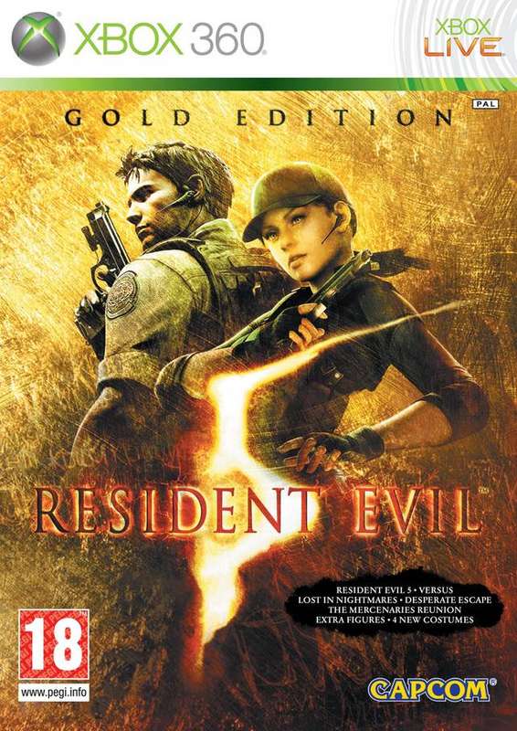 Xbox 360 Resident Evil 5 Gold Edition / Original Product