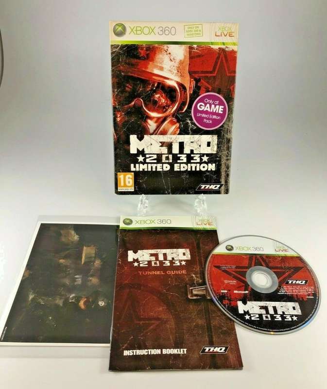 XBOX 360 METRO 2033 LIMITED EDITION / AS NEW / ORIGINAL PRODUCT