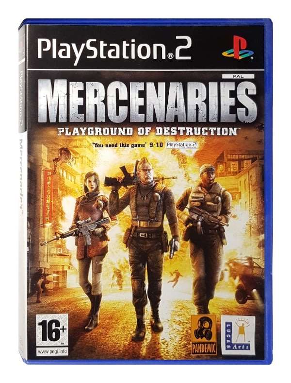 PS2 Mercenaries Playground Of Destruction