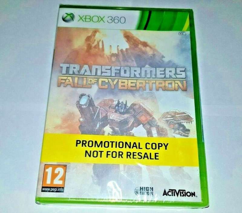 Xbox 360 Transformers Fall Of Cybertron Promo / Brand New (Sealed)