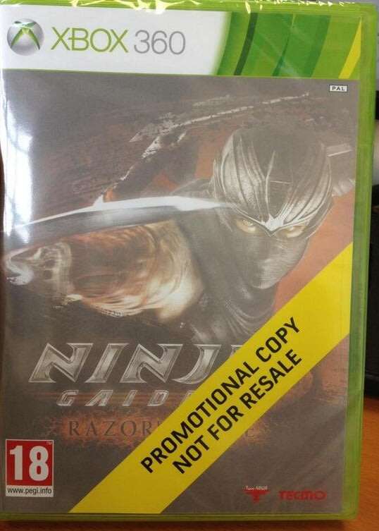 Xbox 360 Ninja Gaiden 3 Razors Edge Promo / Original Product