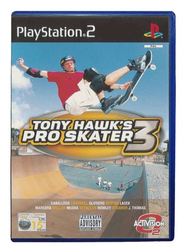 PS2 Tony Hawks Pro Skater 3
