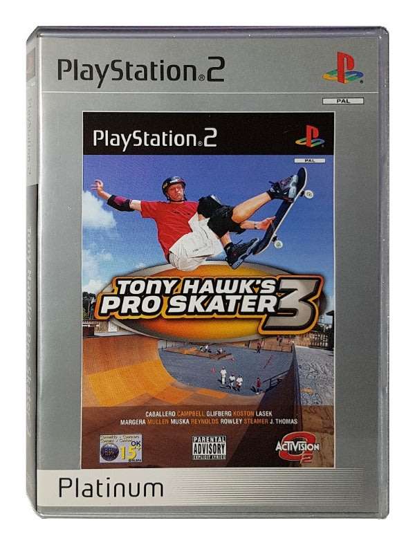 PS2 TONY HAWKS PRO SKATER 3 PLATINUM