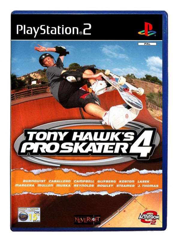 PS2 Tony Hawks Pro Skater 4