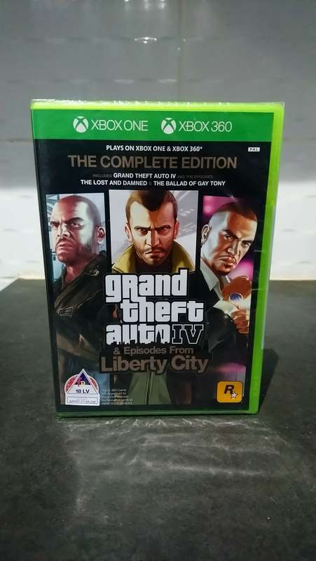 MICROSOFT XBOX GTA IV THE COMPLETE EDITION / BRAND NEW (SEALED) / BID TO WIN