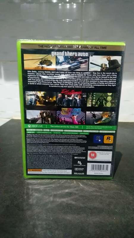 MICROSOFT XBOX GTA IV THE COMPLETE EDITION / BRAND NEW (SEALED) / BID TO WIN