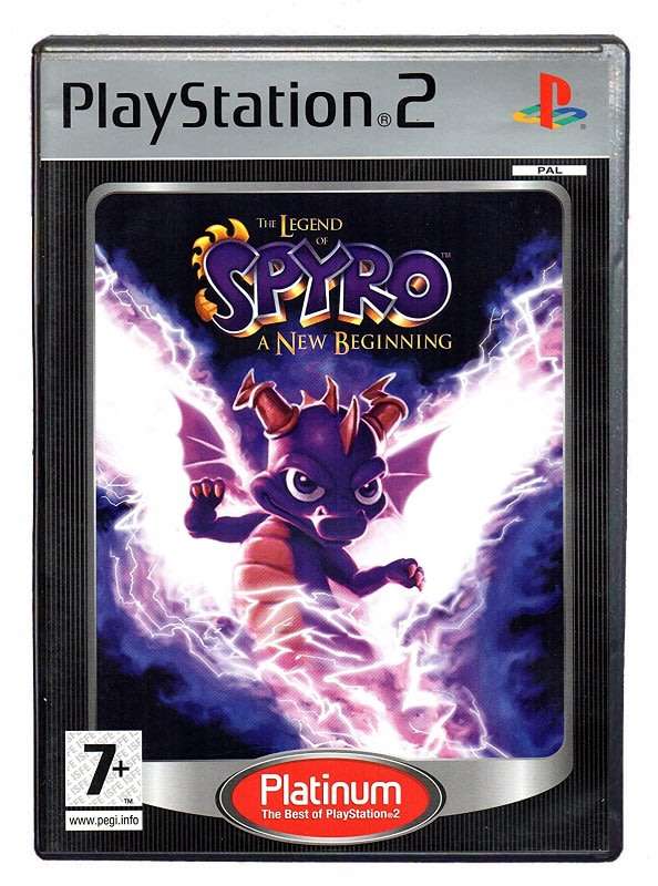 PS2 THE LEGEND OF SPYRO A NEW BEGINNING PLATINUM / BID TO WIN