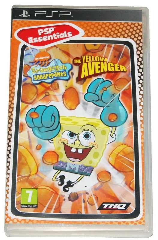 PSP Spongebob Squarepants The Yellow Avenger Essentials