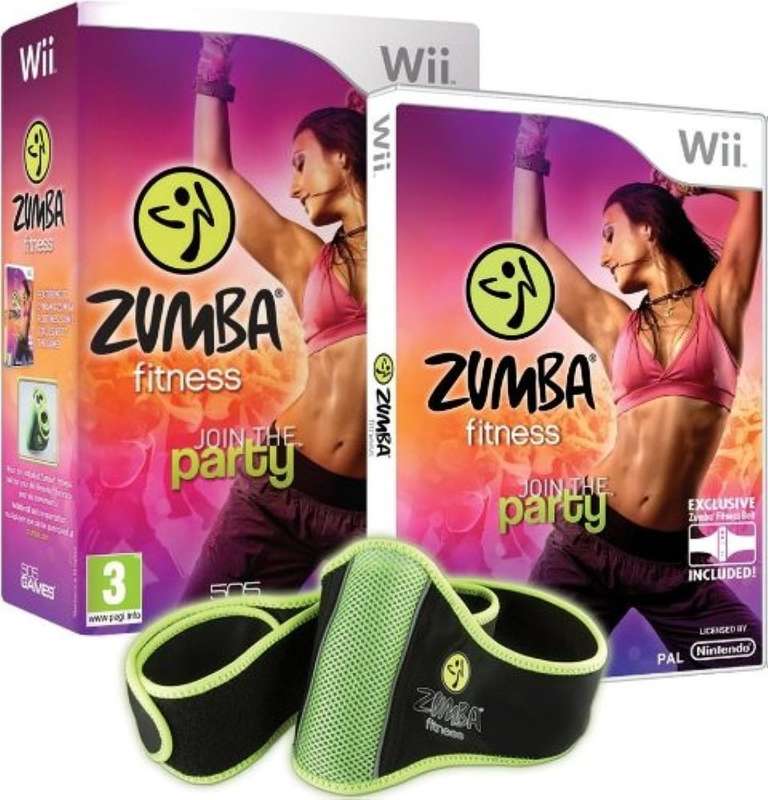 WII ZUMBA FITNESS BELT BUNDLE / BOXED