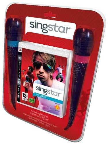 PS3 Singstar Game With Singstar Microphones Bundle