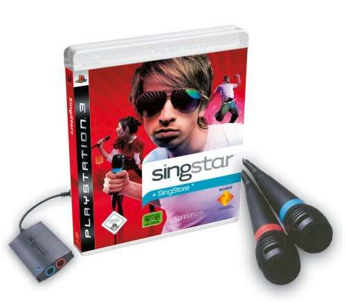 PS3 Singstar Game With Singstar Microphones Bundle