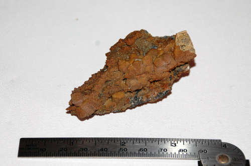 Natural siderite epimorph after calcite from Aggeneys