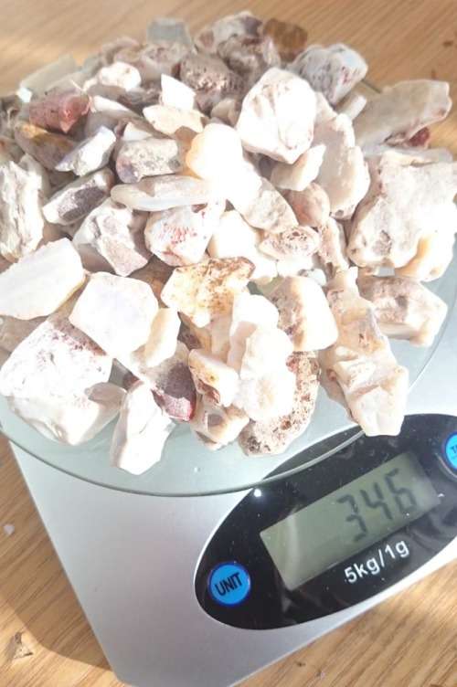 HUGE LOT +-340g Australina opal rough Crazy R1 start