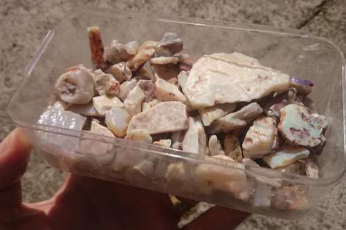 HUGE LOT +-340g Australina opal rough Crazy R1 start