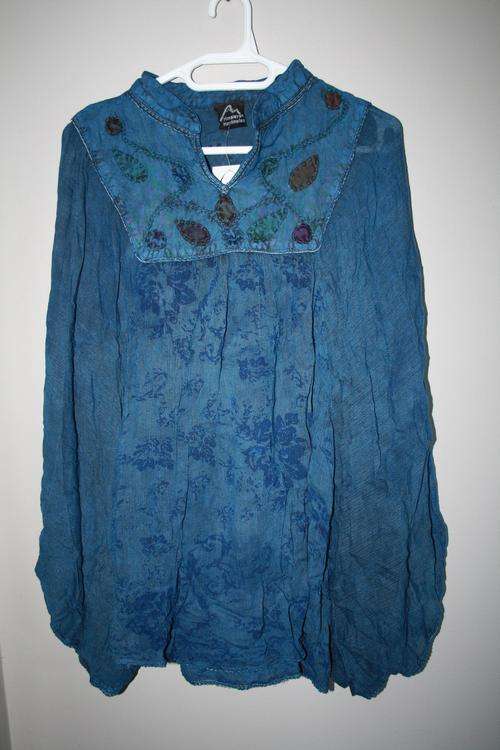 Hippie clothing- long sleeve thin poncho