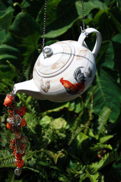 Rooster teapot chime
