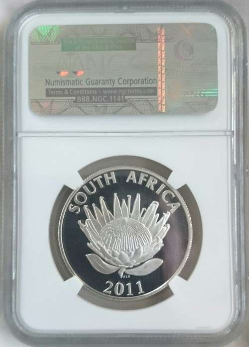 2011 S.AFRICA S1R JOHN MAXWELL COETZEE PF69 ULTRA CAMEO