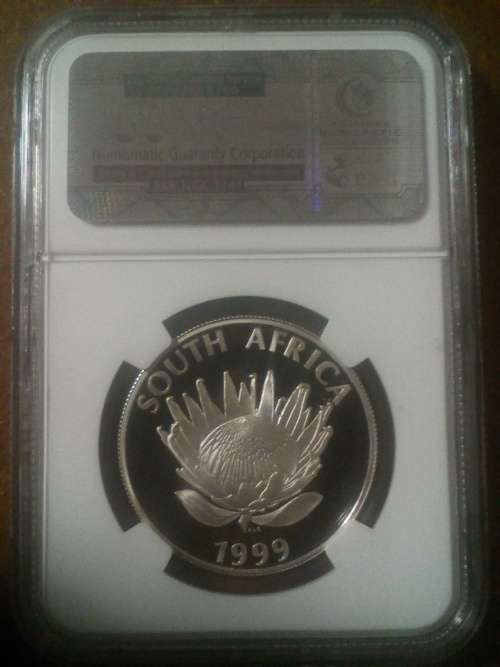 1999 S.AFRICA S1R MINE TOWER PF69 ULTRA CAMEO