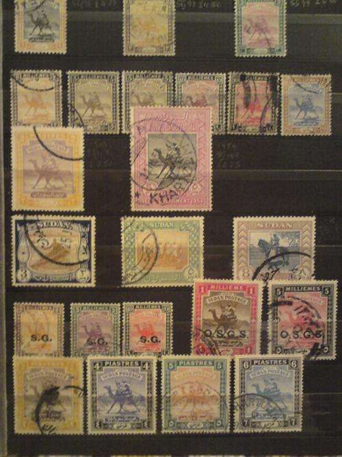 Selection of stamps from Sudan