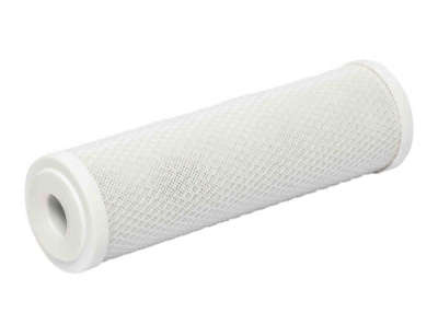 Carbon block filter element, 2.5"x10",5 Âµ, coal
