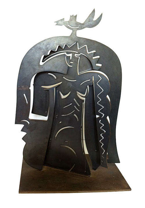 Steel plate sculpture - Wynand Smit Snr
