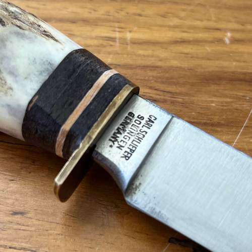 Carl Schlieper knife with scabbard