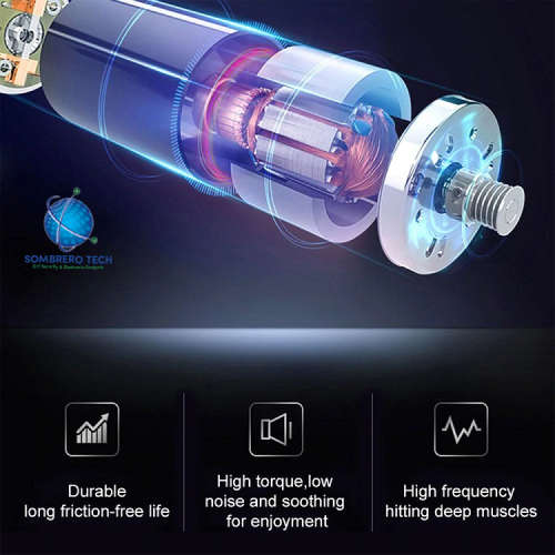 Massage Gun Muscle Relaxation Massager Vibration Fascial Gun Fitness Equipment Vibrator Relaxation