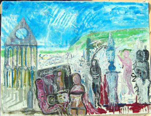 Derek Bernstein:ambiguities of denial oil on canvas