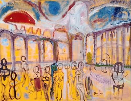 Derek Bernstein oil on canvas