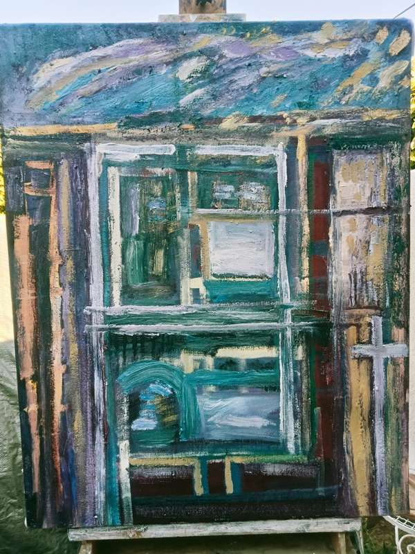 Derek Bernstein oil on canvas