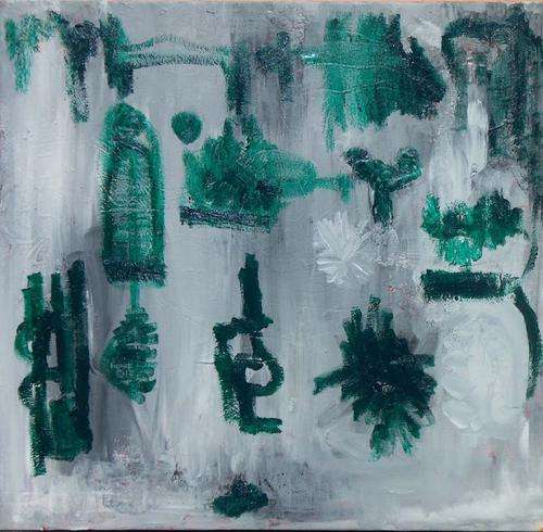 Derek Bernstein oil on canvas :title spellbound