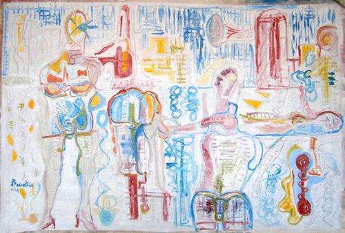 Berncontemp Gallery bernstein oil on canvas SHIPPING WITHIN SA R100