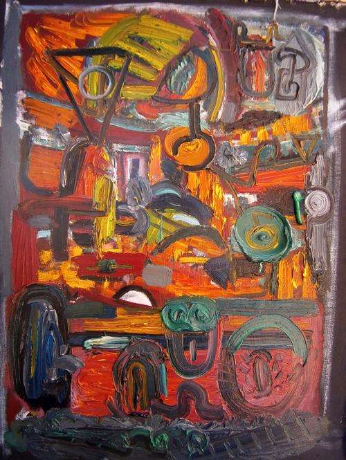 bernstein oil on canvas