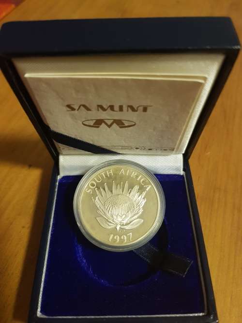 1997 Proof Silver Protea R1!!!! WOW$$$$Crazy R1 Start!!!!$$$$!!!!