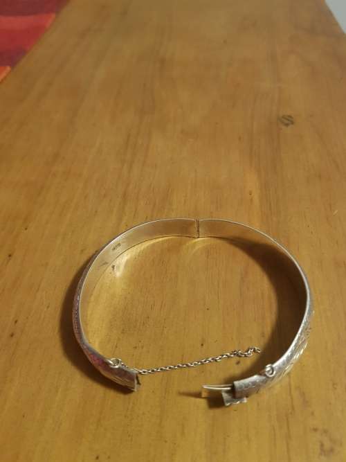 WOW!! BEAUTIFUL ANTIQUE 925 BANGLE### CRAZY R1 START!!!$$$###