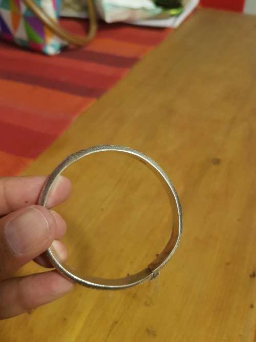 WOW!! BEAUTIFUL ANTIQUE 925 BANGLE### CRAZY R1 START!!!$$$###