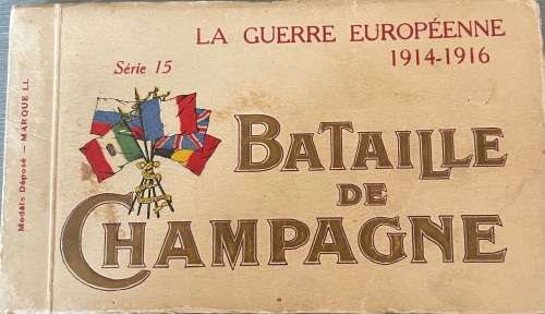 WOW!! FULL SET OF POSTCARDS: BATTLE OF CHAMPAGNE