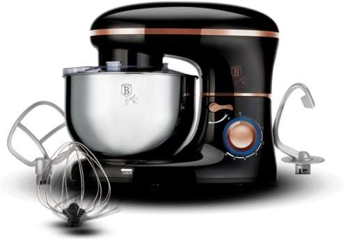 Berlinger Haus 1300W Kitchen Machine Stand Mixer - Black Rose