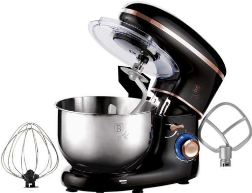Berlinger Haus 1300W Kitchen Machine Stand Mixer - Black Rose