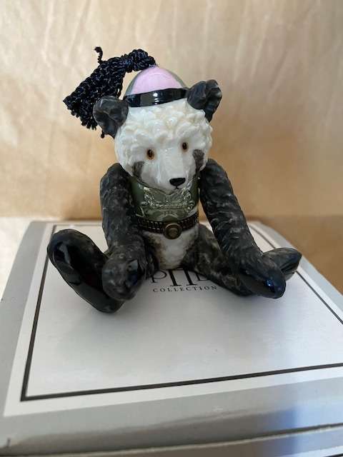 BEAUTIFUL PANDA PORCELAIN HINGED BOX PHB COLLECTION 2000