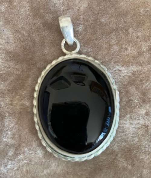 925 SILVER BLACK ONLYX PENDANT