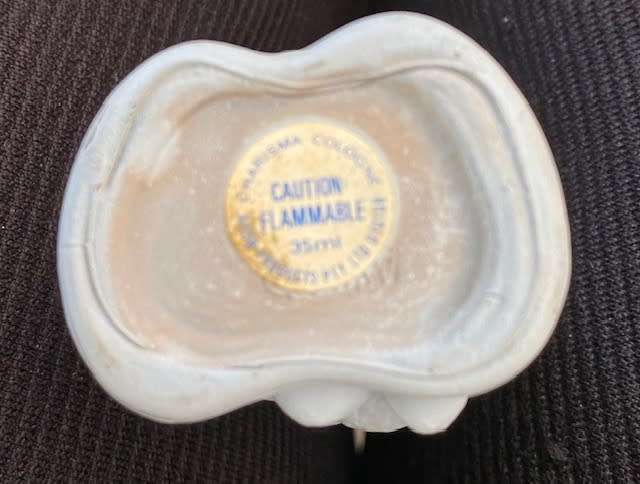 VINTAGE AVON PERFUME PORCELAIN BOTTLE