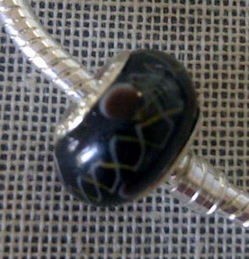 *** 925 SILVER CORE - MURANO GLASS BEAD ***