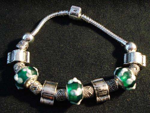 *** 925 SILVER PANDORA STYLE BRACELET- WITH CHARMS ***