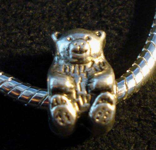 *** TIBET SILVER - TEDDY BEAR BEAD ***