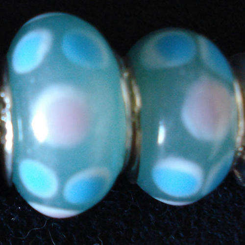 *** 925 SILVER CORE - MURANO GLASS - FIT PANDORA BEAD ***