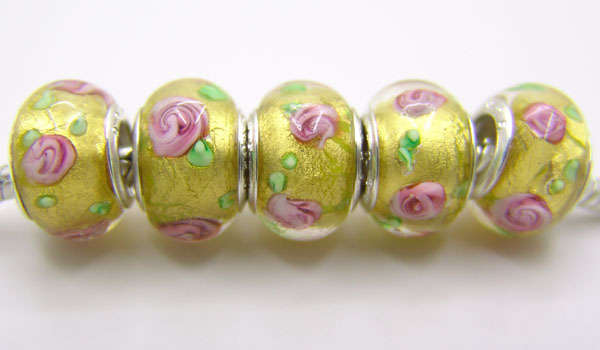 ***925 SILVER CORE MURANO GLASS BEAD ***