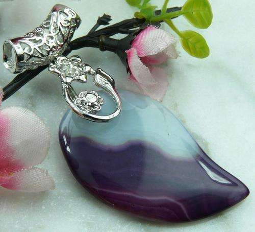 *** BEAUTIFUL BOTSWANA AGATE PENDANT***