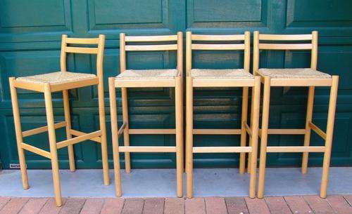 *** FOUR BEECHWOOD PUB OR BREAKFAST NOOK CHAIRS***