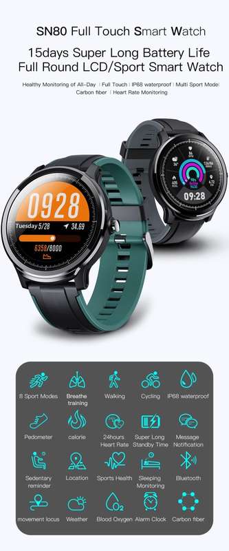 bitByte K10Plus Grey Sports Smart Watch